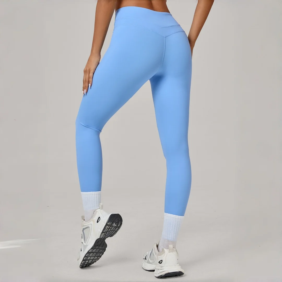 

Seamless Yoga Pants Sports Fitness High Waist Hip-Lifting Tight Breathable Quick-Dry Running Workout Clothes Gym Yoga Trousers