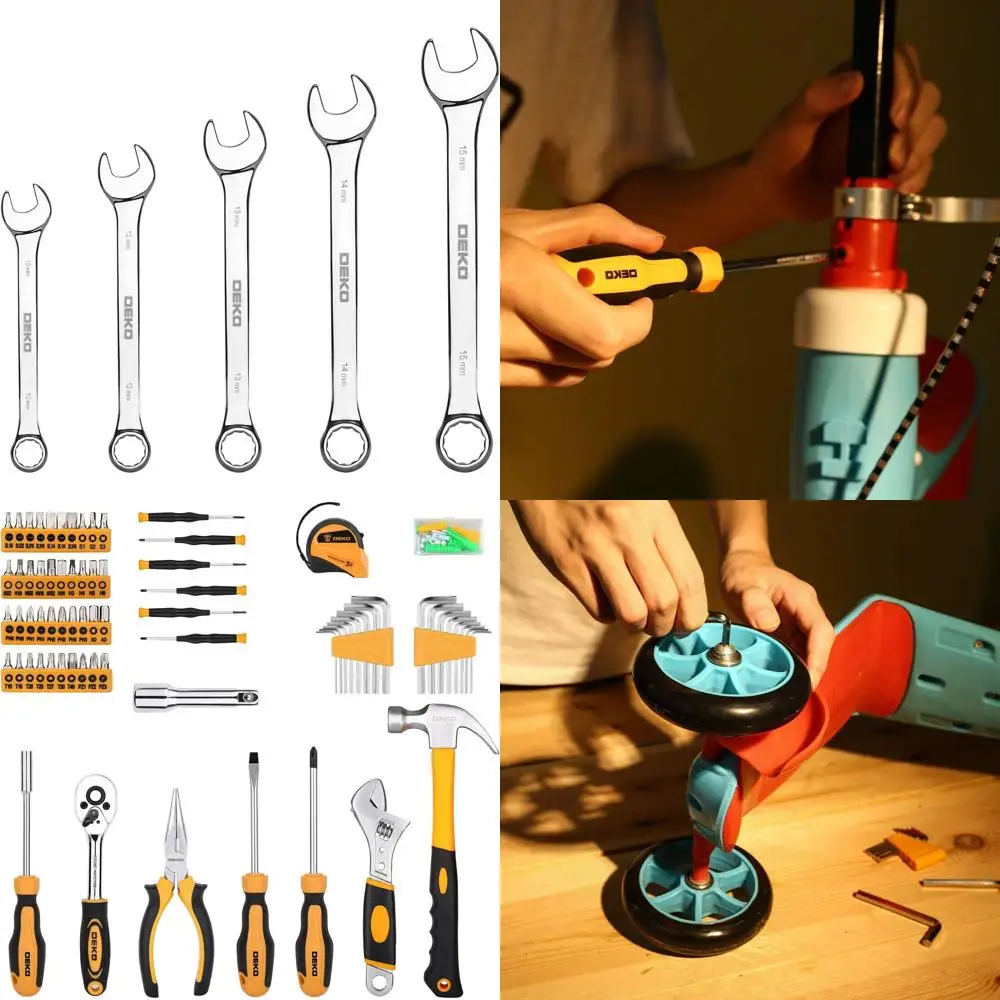 

Набор инструментов из 158 предметов — универсальный набор ручных инструментов для дома, набор инструментов для авторемонта, с пластиковым кейсом для хранения