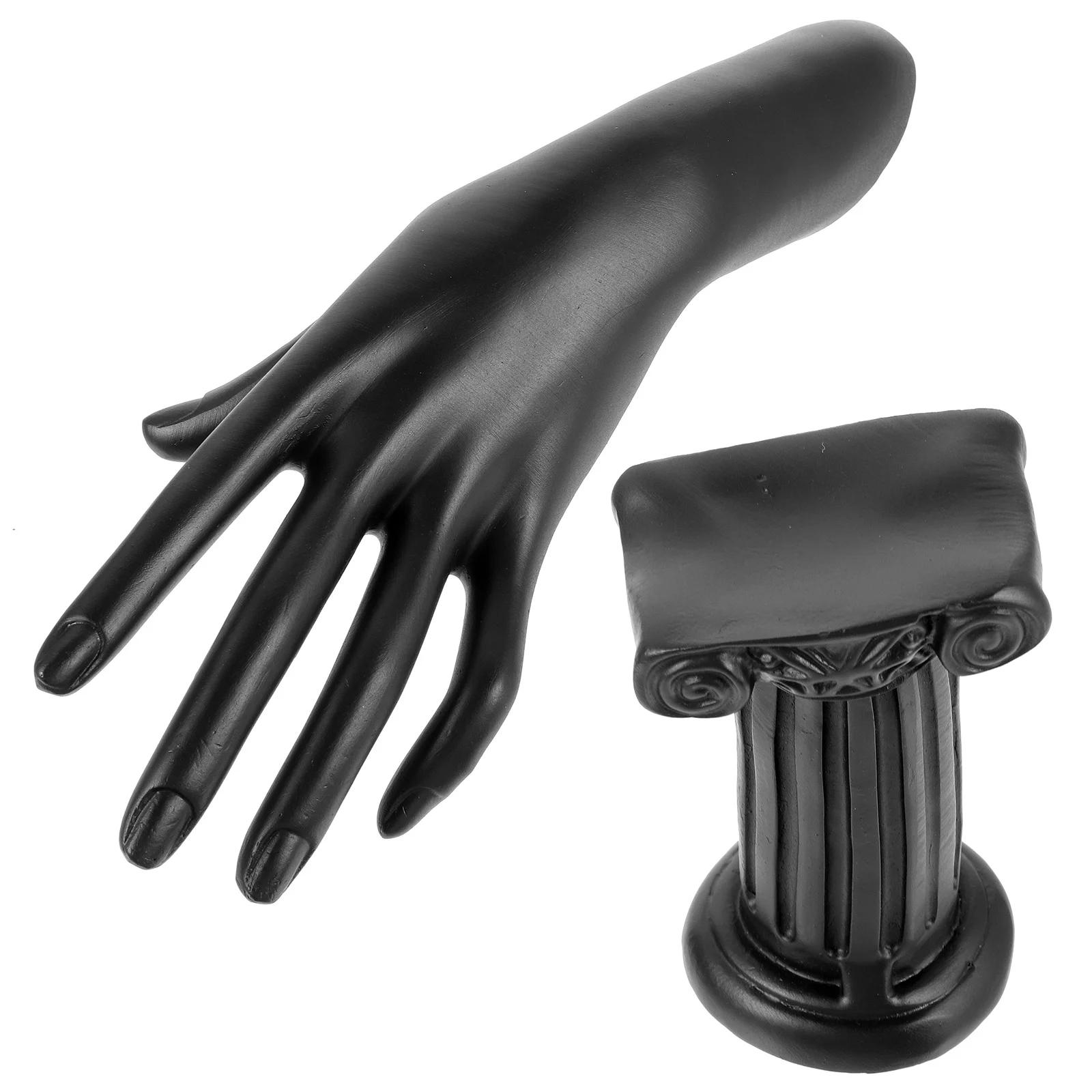 

1 set 1 Set Resin Hand Jewelry Display Rack Storage Ring Holder For Bracelets Necklaces Wedding Decor Desktop Organizer Stand