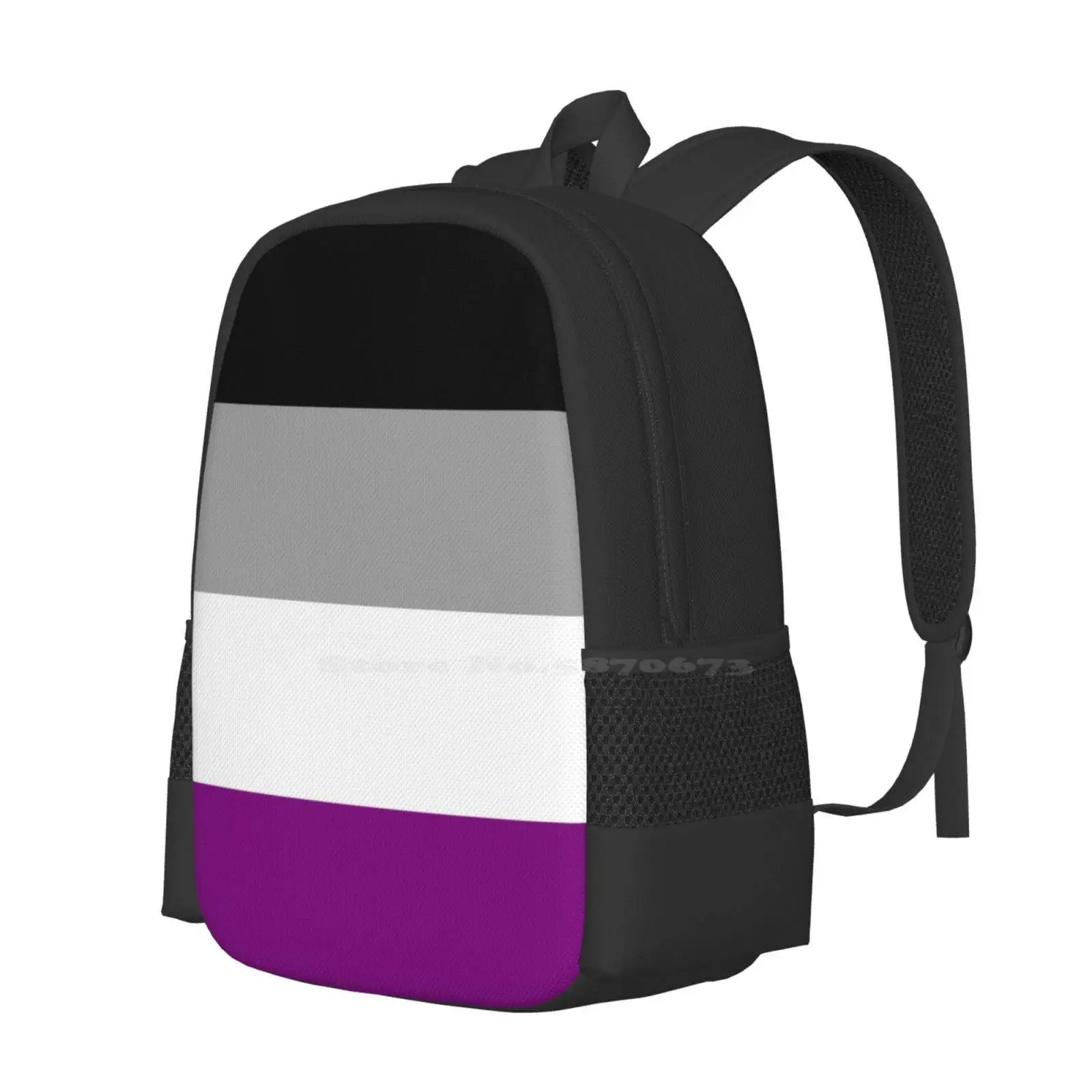 Asexual Pride Flag Hot Sale Schoolbag Backpack Fashion Bags Asexual Ace Sexuality Lgbtqqi Queer Pride Flag