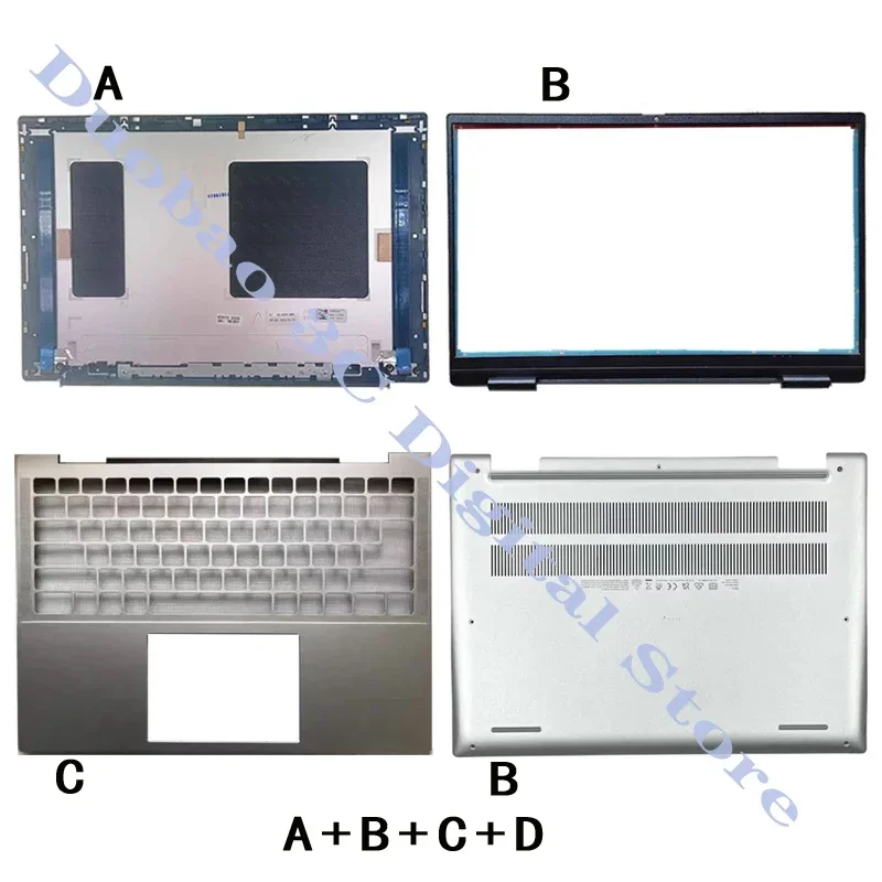 New For DELL Inspiron 14Pro 5430 5435 Lcd Rear Cover Front Cover Palm Rest Upper Case Keyboard Border Lower Case 0H2VH6