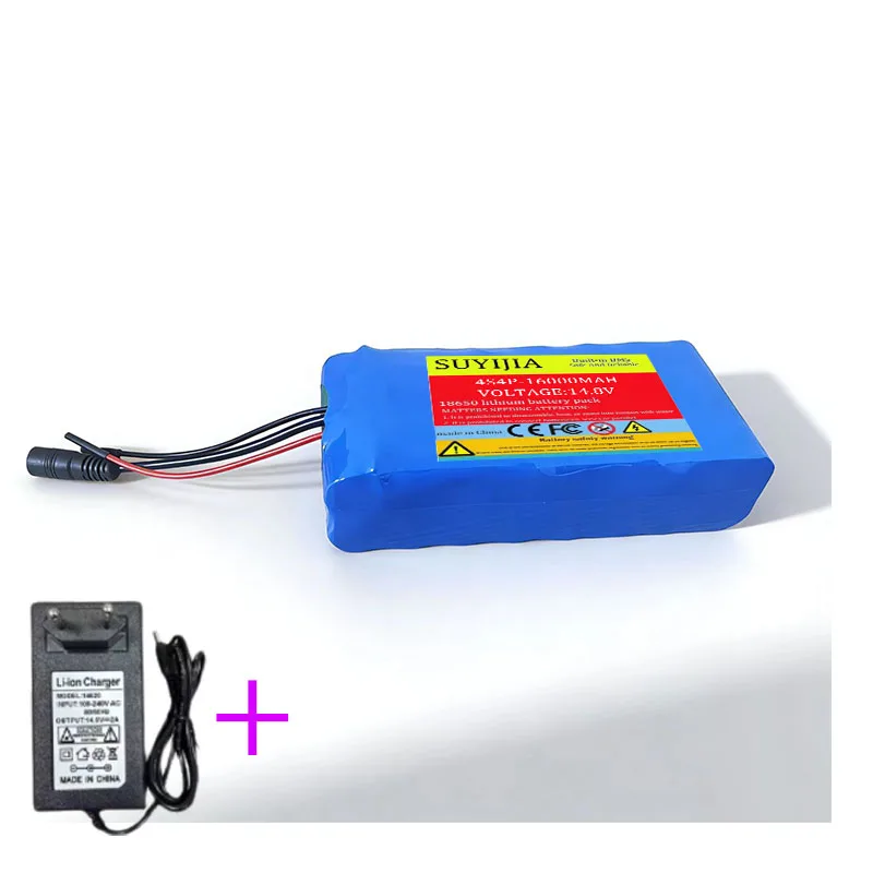 18650Rechargeable lithium battery pack Specification 4S4P Voltage 14.8V 16000mAh Suitable for headlamps and powerful flashlights