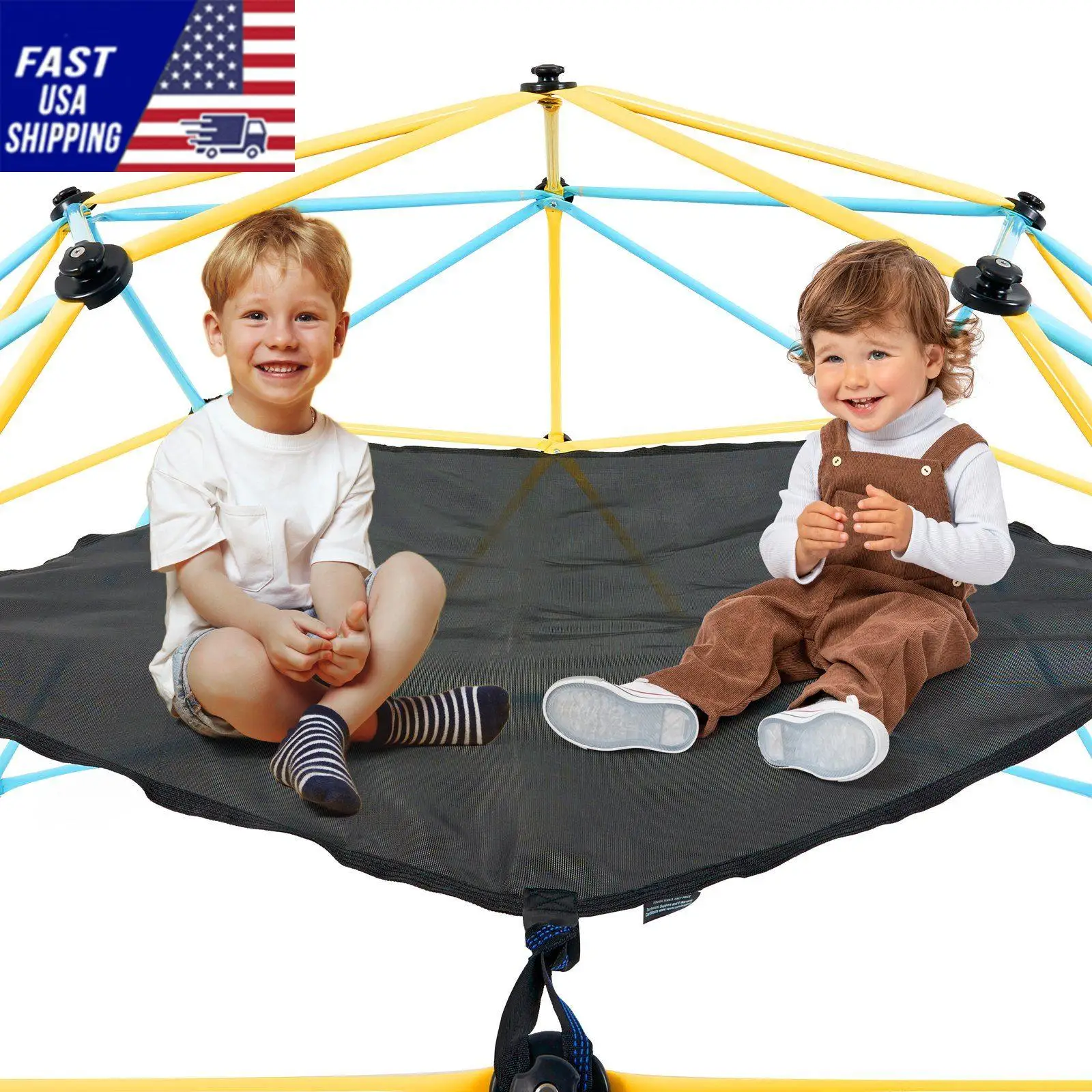 Dome Climber Hammock,Climbing Dome Hammock Suitable for 10ft Dome Climbing, Load-Bearing 350 Pounds, Pentagon Jungle Gym Hammock