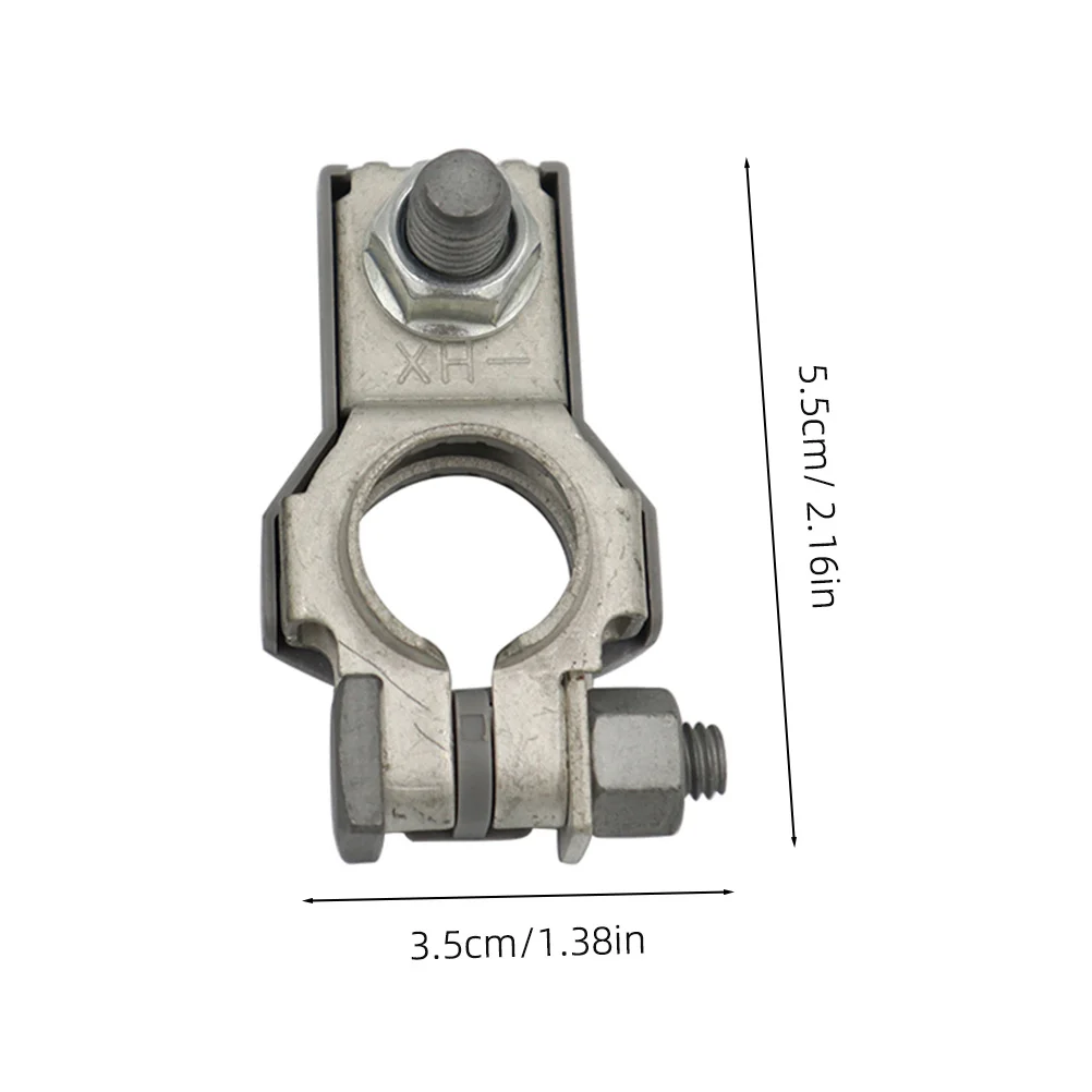 Terminal de carro de cobre estanhado, porca m8 de alta condutividade, base isolada de 15-17mm, conector automático de grau profissional