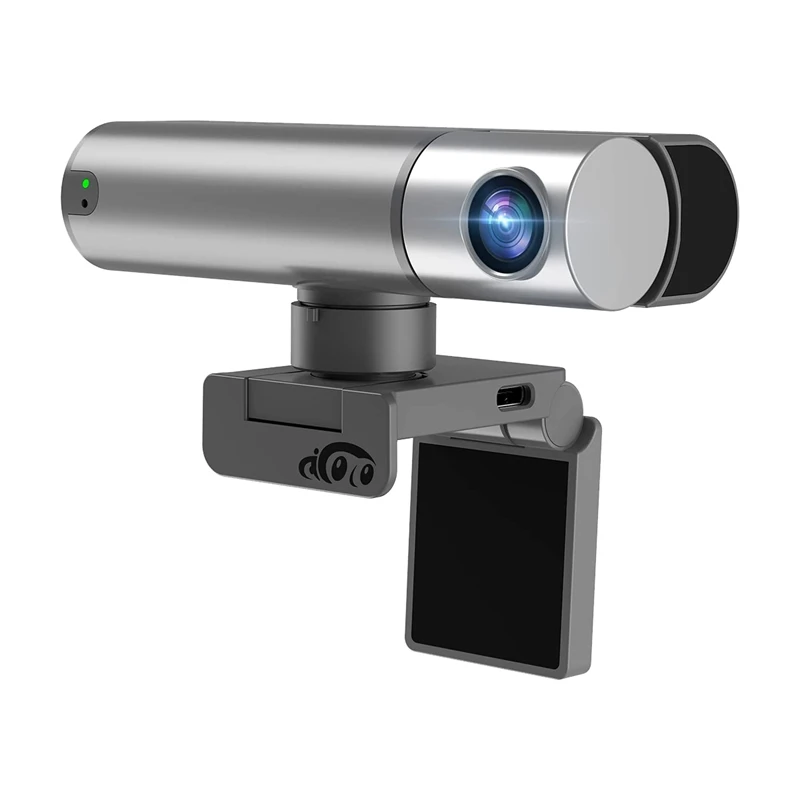 

2K Webcam With Intelligent Sensor AI Auto Tracking Zoom Computer Camera Fit For Youtube Gaming Conference