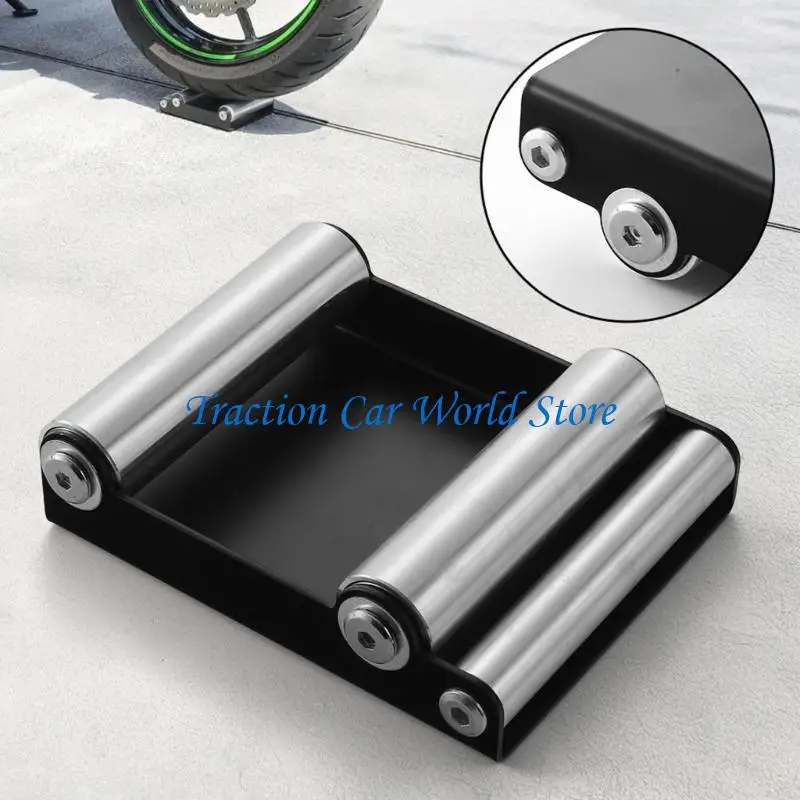

L9BC Tire Cleaning Rack with Anti Slip Base Cleaning Support for Motorcycles & Bikes