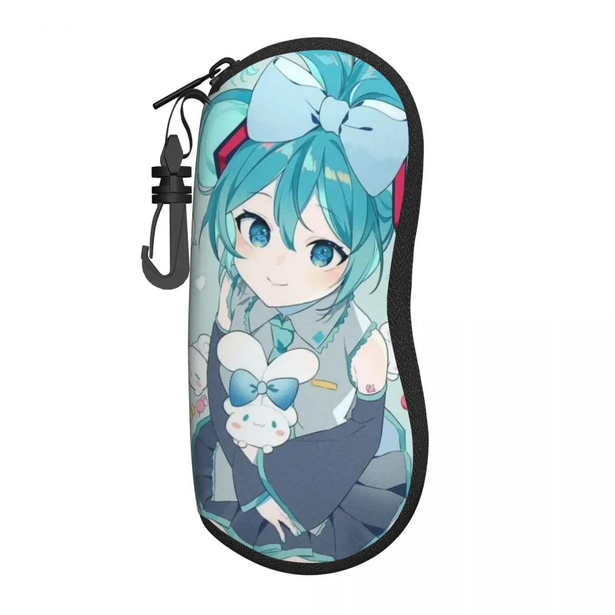 

Hatsune Miku Soft Shell Ultra-Light Eyewear Case - Scratch-Resistant and Space-Saving Glasses Bag for Outdoor Adventures