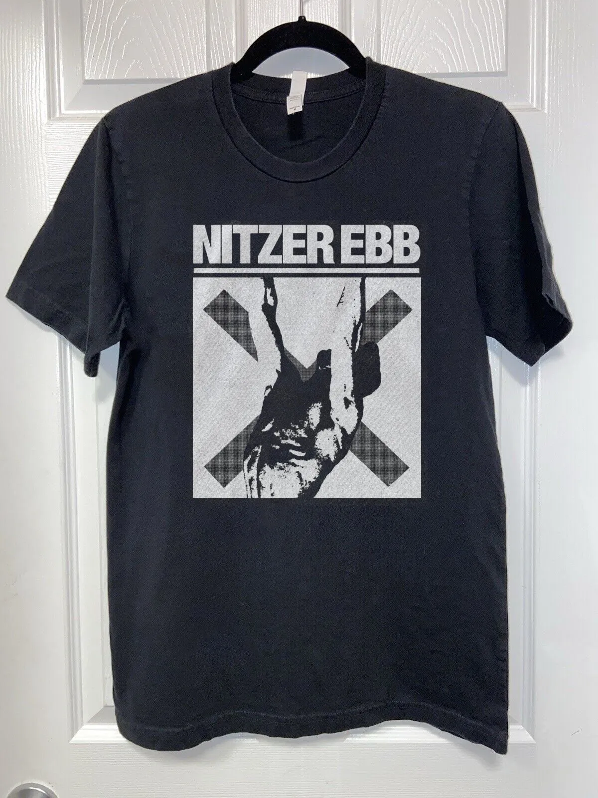 

Vintage 90's Nitzer Ebb Band Classic T Shirt Black All Size Gift fans HH456