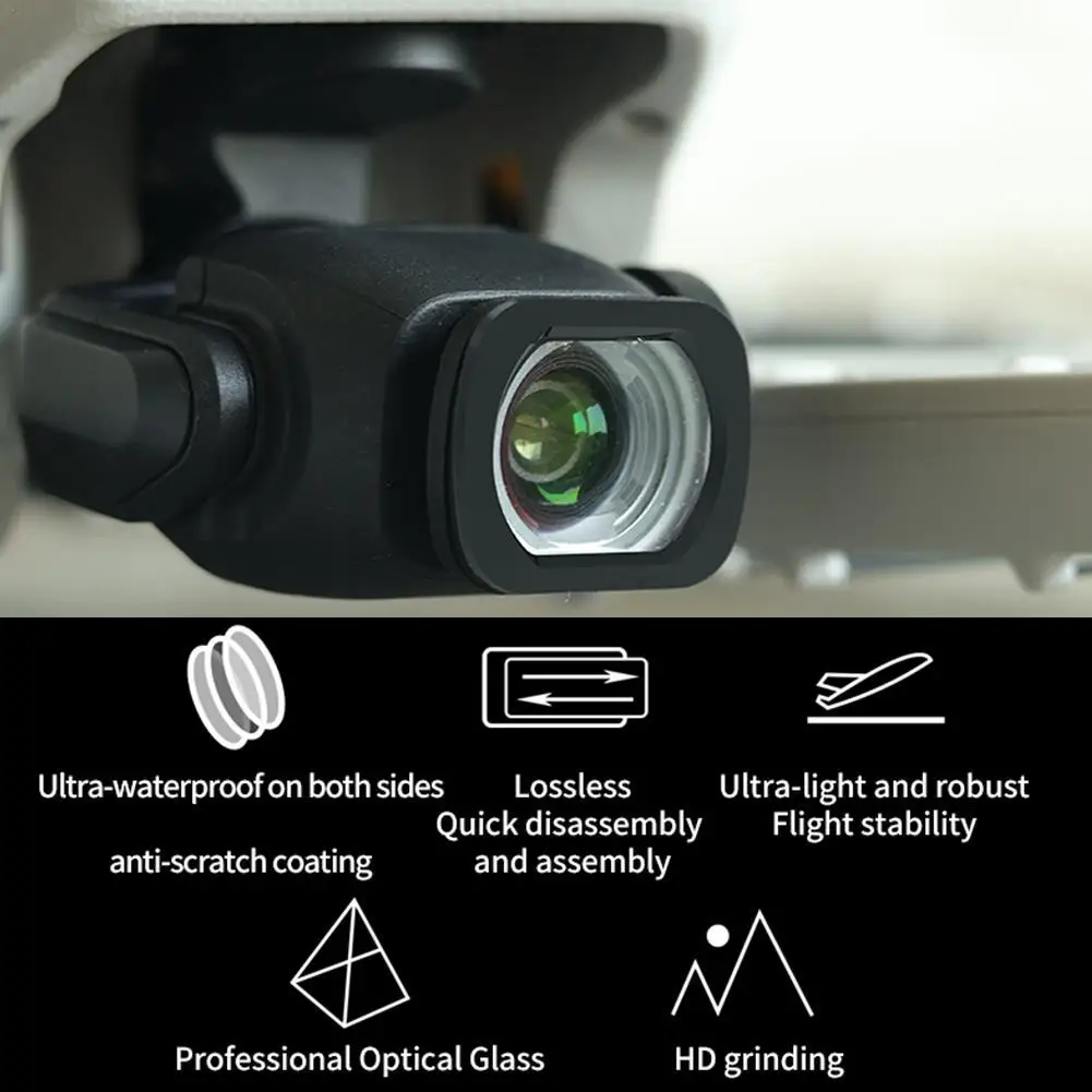 

0.72X Magnetic Wide-angle Lens For DJI Flip 112 Degree Waterproof And Scratch-resistant Drone Wide-angle Lens For DJI Flip
