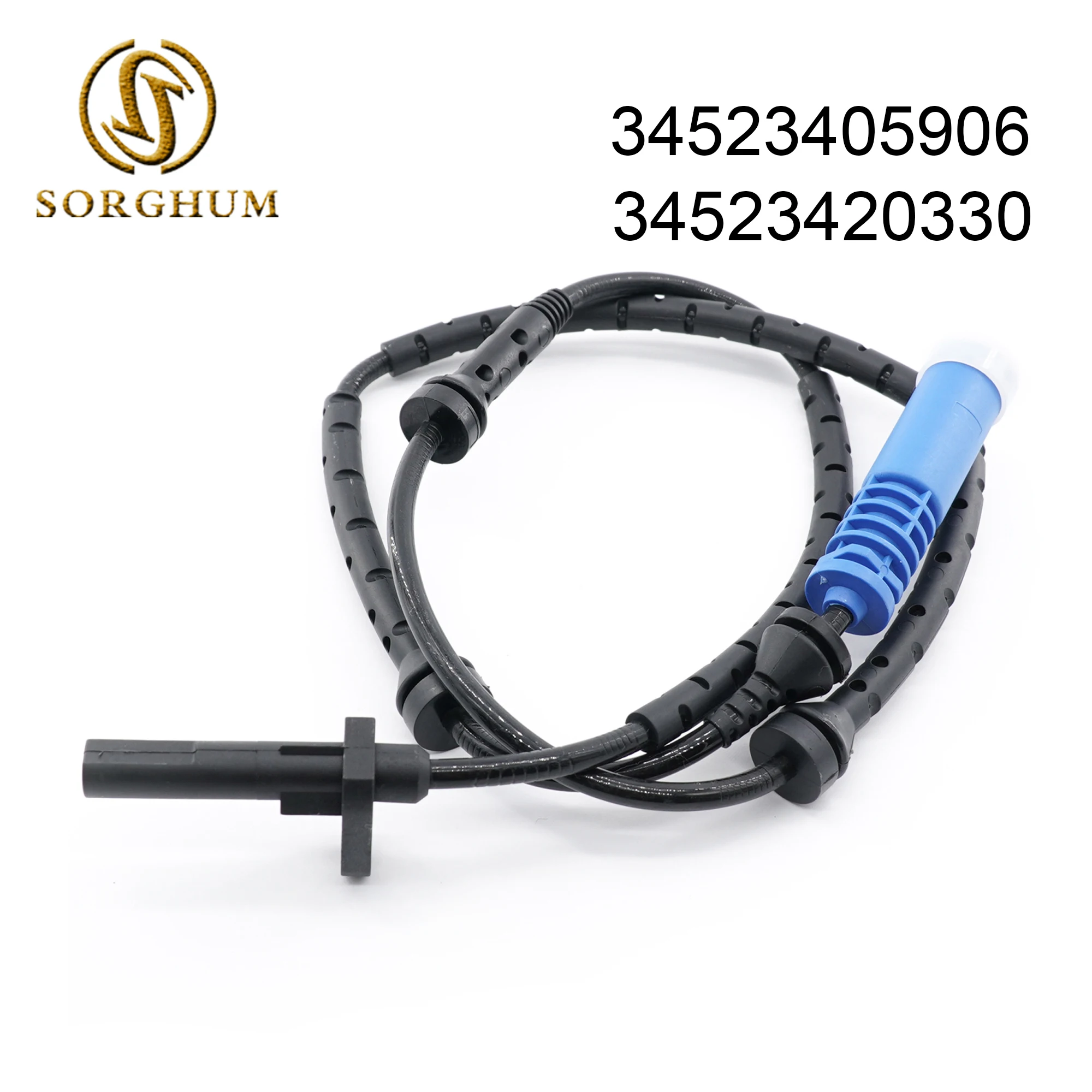 Sorghum 34523405906 frente esquerda direita abs sensor de velocidade da roda para bmw x3 e83 34523420330 als455 als460 0265007621 acessórios do carro