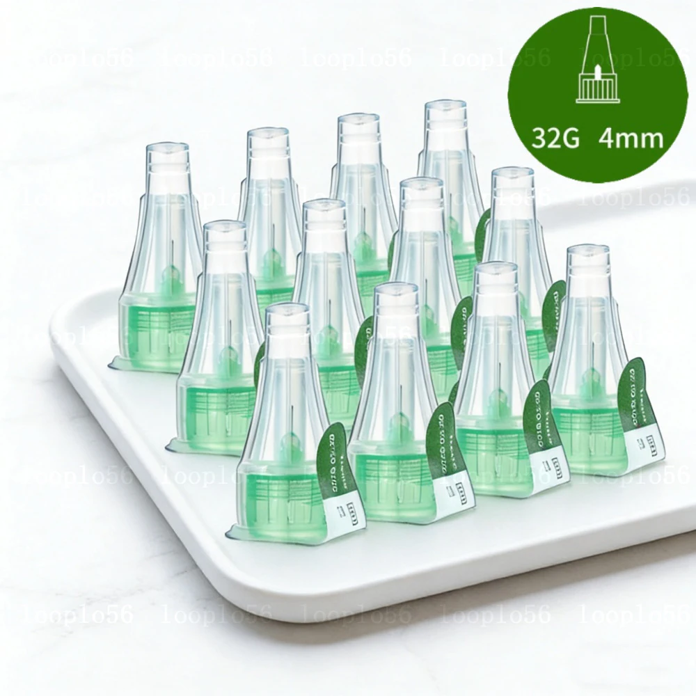10/20/50/100Pcs Insulin Needles For Lilly Insulin Injection Pen Individual Packaging Medical Insulin Needle 32G 4mm