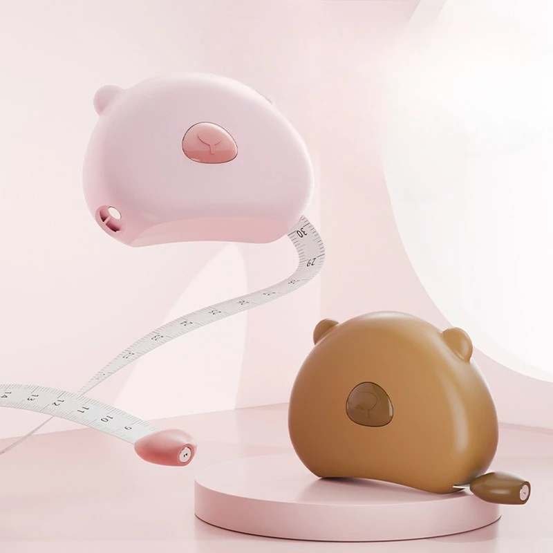 1PC Portable Soft Body Measuring Tape Auto Retract Magnetic Design for Chest Thigh Arm Circumference Body Size Measuring