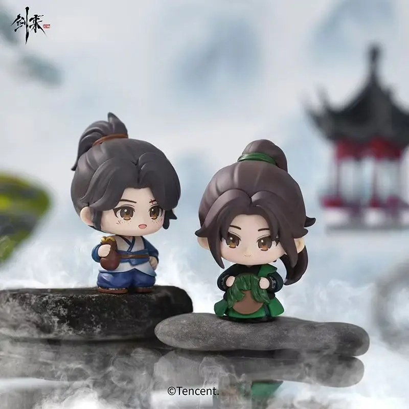 

Authentic Spot Sword Q-Version Blind Box Handmade Anime Peripheral Decoration Ornament Trendy Play Surprise Gift