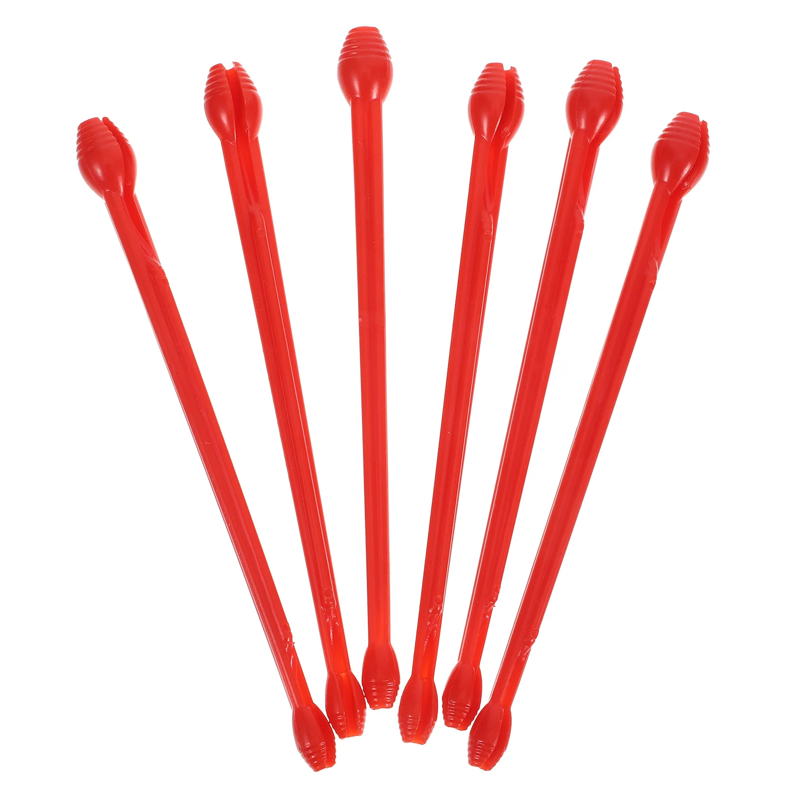 

6pcs Fish Remover Durable Fishing Hook Removal Tools Red Quick Release Fishing Accessories Gear Saltwater Freshwater Angling