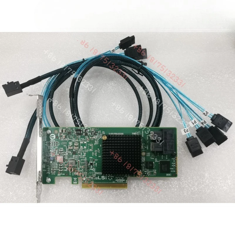LSI 9300‑8i SAS HBA Card 12Gbps IT Mode PCIe3.0 x8 SAS3008 Controller For ZFS FreeNAS UnRAID NAS Storage Server