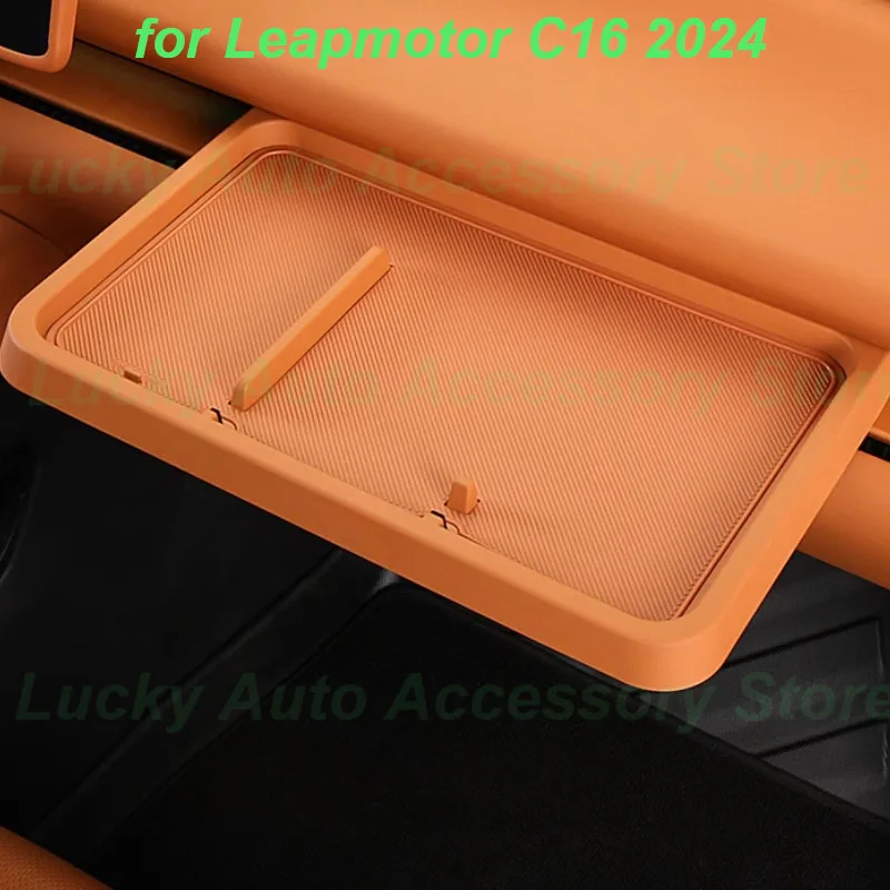 

Car Co-pilot Tray Table for Leapmotor C16 2024 Commodity Shelf Storage Board Air Outlet Storage Shelf Interior Accessories