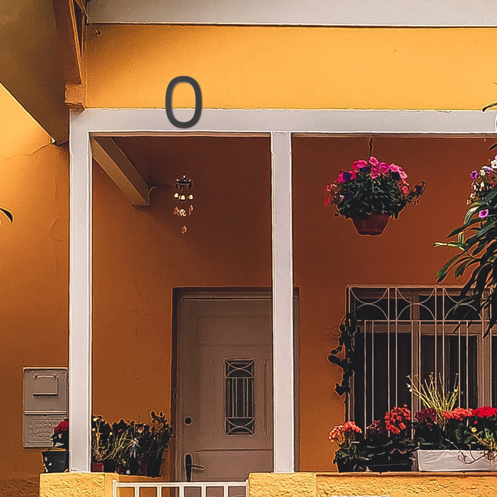 

Durable Acrylic Metal House Number Street Address Number Clear Visible Elegant Design Suitable Home Hotel Office Mailbox