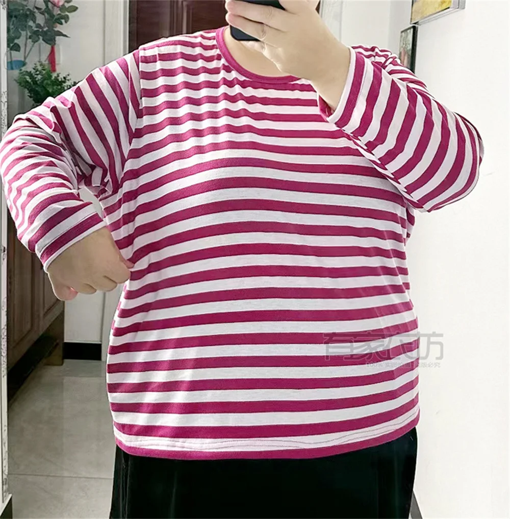 

Women Plus Size Tops Long Sleeve Crew Neck Oversized T Shirts Loose Casual Blouse