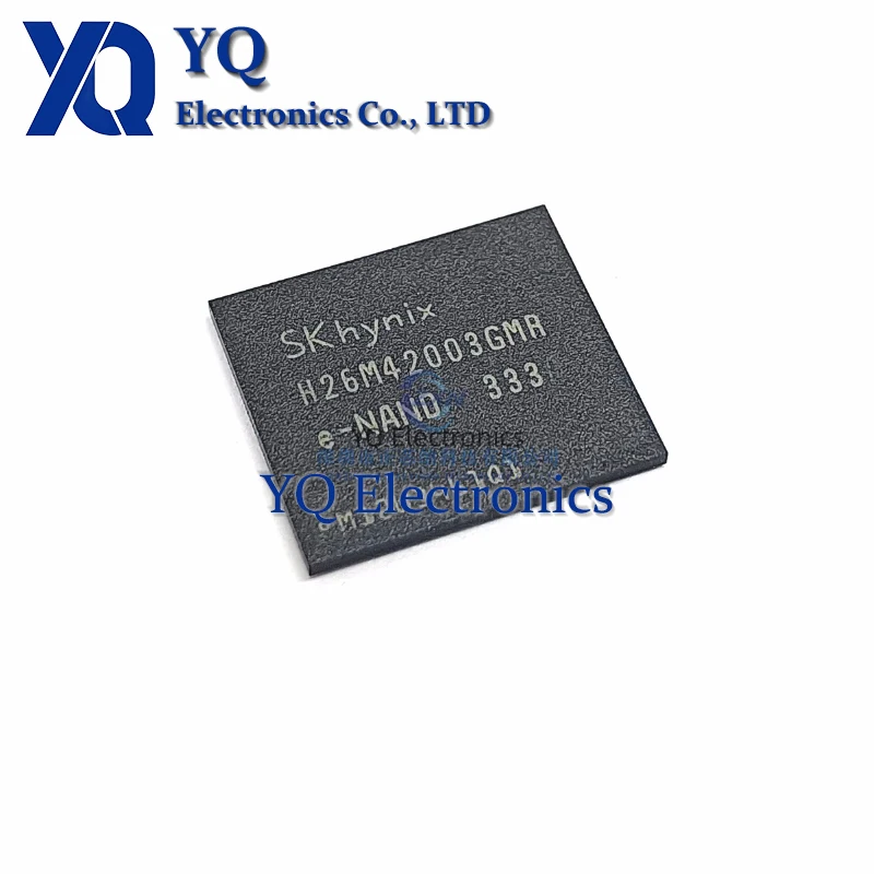 

2PCS/Lot New Original H26M42003GMR FBGA-153 EMMC 8G Mobile Memory Word Library Chip Hard Disk Memory IC