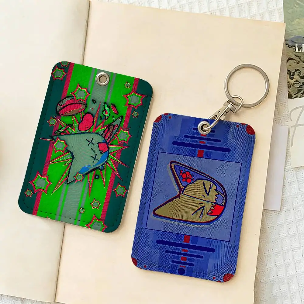 F-Femtanyl LOTTERY Music Badge Holder Keychain for Bank Business Work Card Holder Student Card Protective Case Bus Card