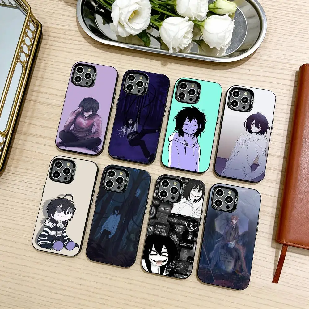 

j-Jeff The k-Killer Go To Sleep Phone Case For iPhone17,16,15,14,13,12,11 Plus,Pro Max Black Candy silver phone case