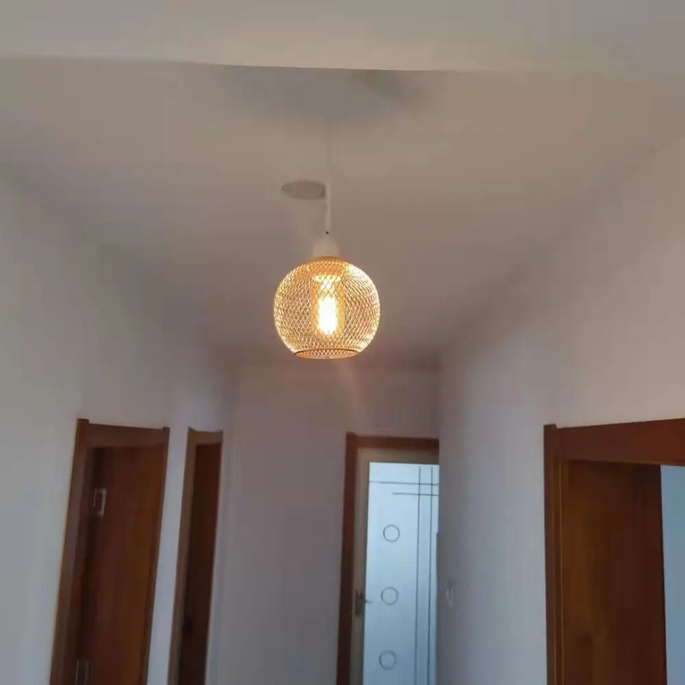 

Iron Pendant Lamp Shade Mesh Ball Hollow Out Lamp Covers Classic Creative Chandelier Lampshade Shell Shop