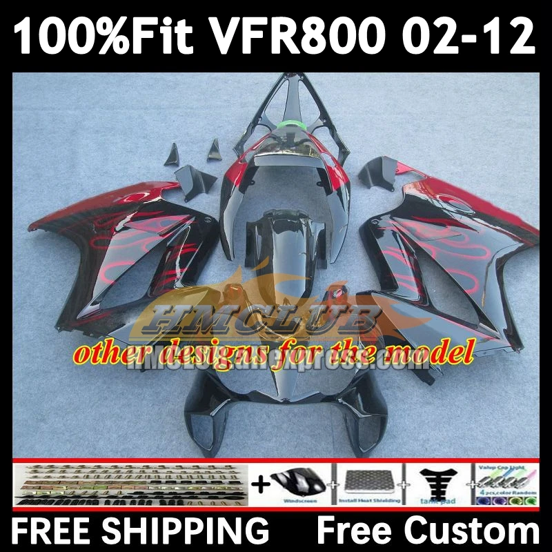 Interceptor For HONDA flat repsol VFR800RR VFR800 70No.17 VFR 800RR 800 RR 2002 2003 2004 2005 2006 2007 08 09 10 11 12 Fairing