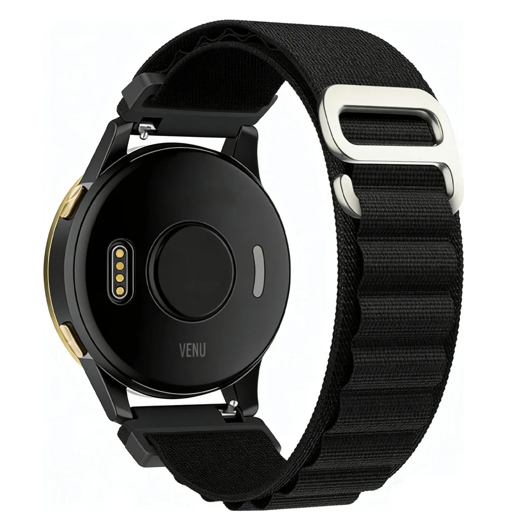 Alpine Loop für Garmin Forerunner 255 255music 265 570 S62 S60 Active /Vivoactive 4 Nylonband Sportarmband Garmin Venu 4 3 2