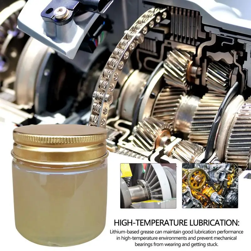 100g Lubricant Grease Oil Multipurpose Car Gear Valves Chain Repair Lithium Grease Mechanical Maintenance Gear Bearing Oil