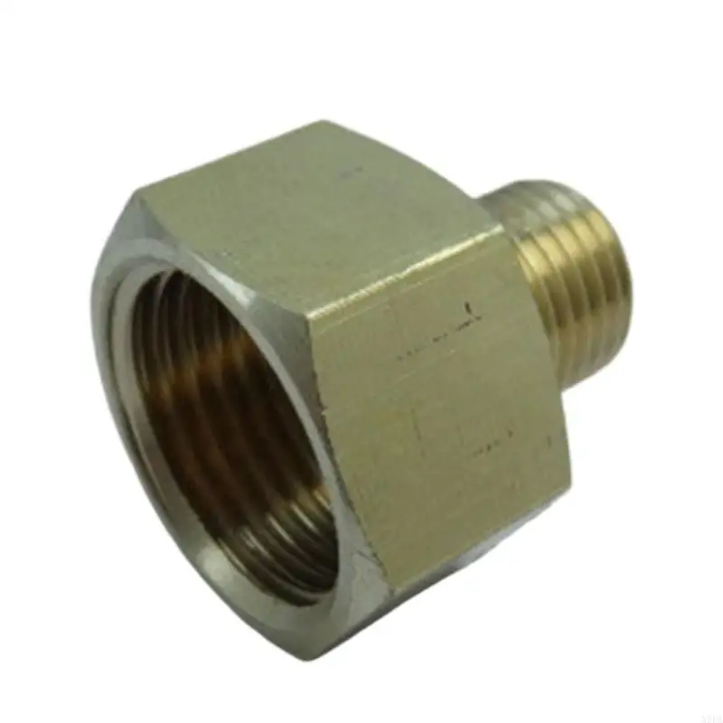 X9FA Multipurpose Copper Gas Reducer Adapters 3/8Inch Internal 1/4Inch External Left Hand Thread for Propane Systems