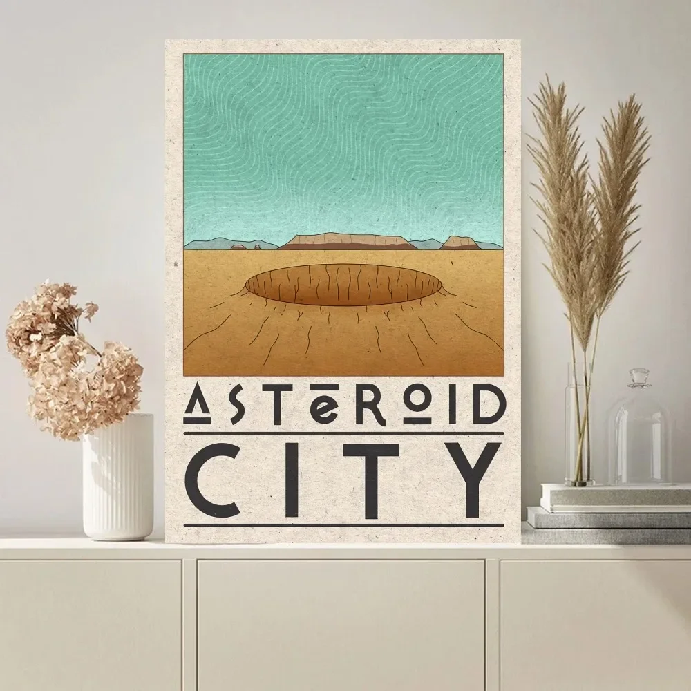 Movie Asteroid city Poster Paintings on The Wall Picture for Living Room Interior Painting Room Decoration