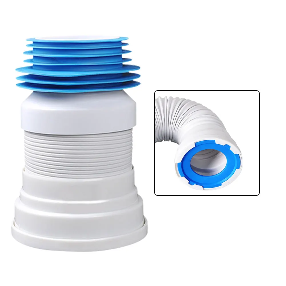 Adjustable For Toilet Connection Pipe with Flexible Tubing Providing Reliable Leak Protection and Secure Drain Setup
