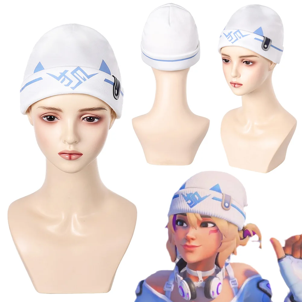 

Fantasia Lesserafim Kiriko Hat Game OW Косплей Disfraz Аксессуары для костюмов Женские женские фэнтези Хэллоуин Карнавальная вечеринка Реквизит