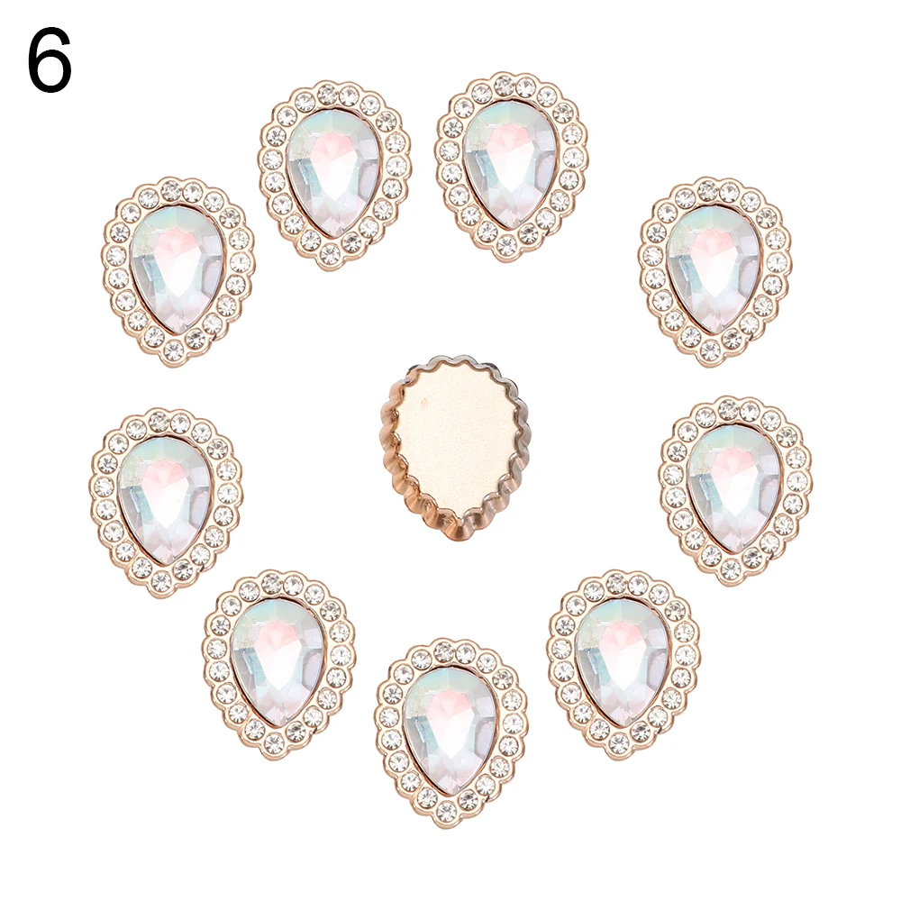 10PCS Snowflake Buttons for Needlework