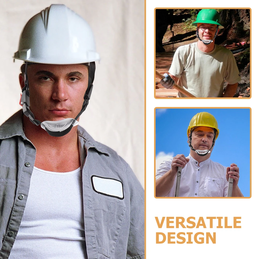 

3 Pcs Safety Chin Strap Summer Hard Hat Accessory Protect Chin Injuries Compatible Helmets Gentle Skin