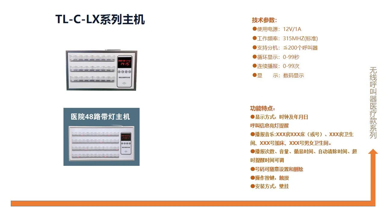 Wireless pager, wireless doorbell, adjustable volume