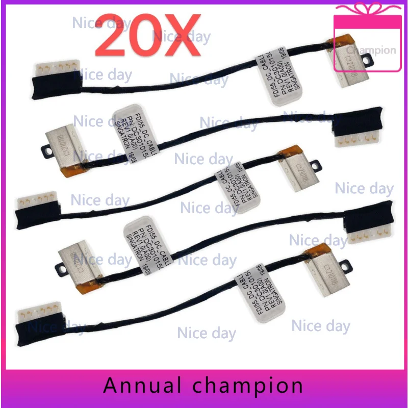 

20XDC Power Jack Cable For DELL Vostro 3501 3500 Inspiron 3405 4VP7C DC 301015 T00