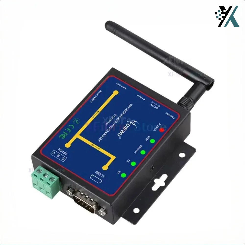 wifi-rj45-rs232-rs485-イーサネットコンバータ-シリアル-lan-アダプタ-ネットワークサーバー