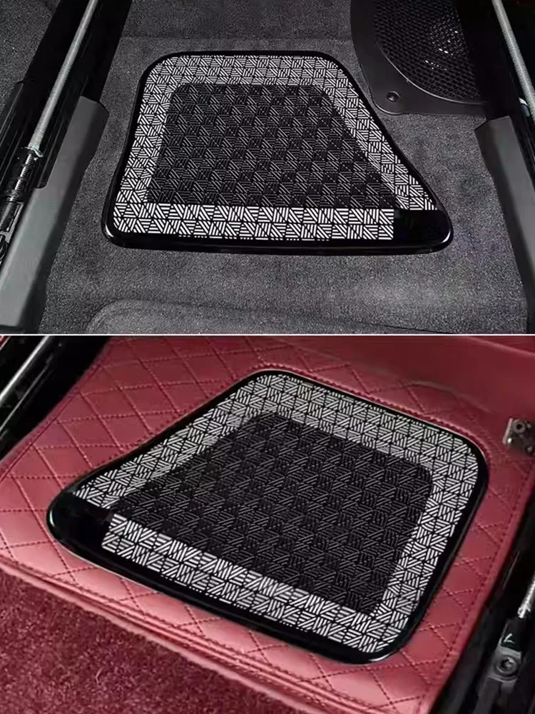 مقعد السيارة قناع تنفيس غطاء فتحة التهوية تحت المقعد مادة الفولاذ المقاوم للصدأ لسيارات BMW 7-series i7 G70 2023-2024 #5