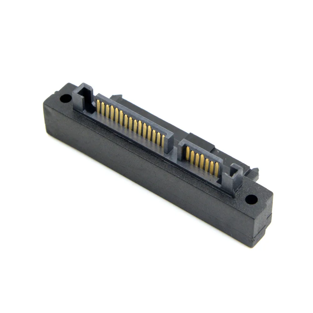 

CY Xiwai 90 Degree Right Angled SFF-8482 SAS 22 Pin to 7 Pin + 15 Pin SATA Hard Disk Drive Raid Adapter