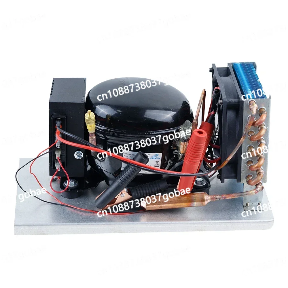 

DC12V 24V Compressor Condenser BD25HC Car Refrigerator Solar Freezer Marine Refrigerator Air-cooled Refrigerator Unit