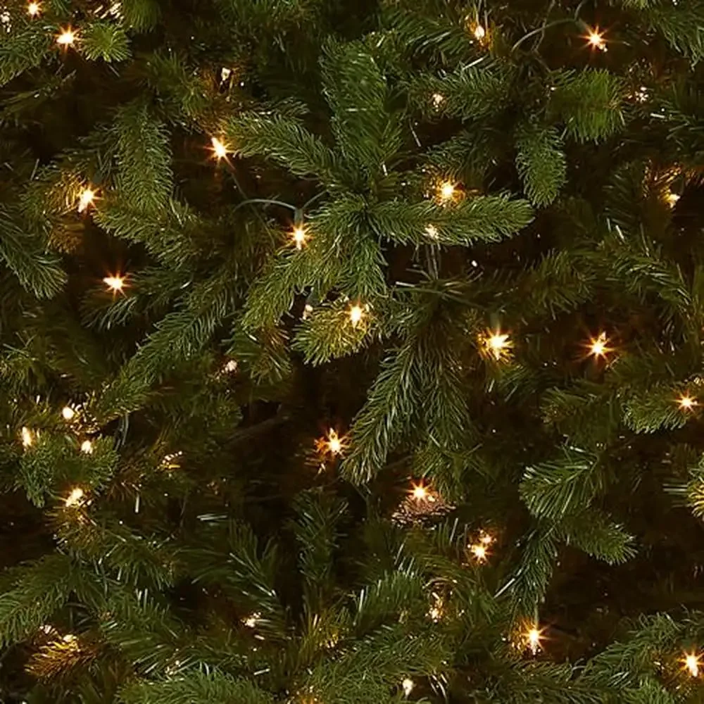 Pre-lit Artificial Downswept Green Douglas Fir Christmas Tree 10ft White Lights Stand Included Feel Real Lifelike Branches 1000