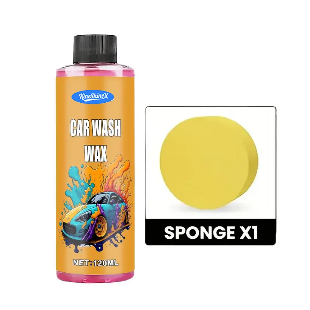 KineShineX Car Cleaning Liquid High Foam Wash Shampoo Paint Care Shine Wax Polishing Protective Coating Automotive Soap