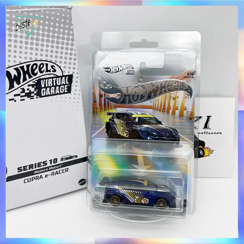 

1/64 Hot Wheels Model Car NFTH Cupra e-Racer Series 10 Virtual Garage Limited Edition Room Ornament Collectible New Year Gifts