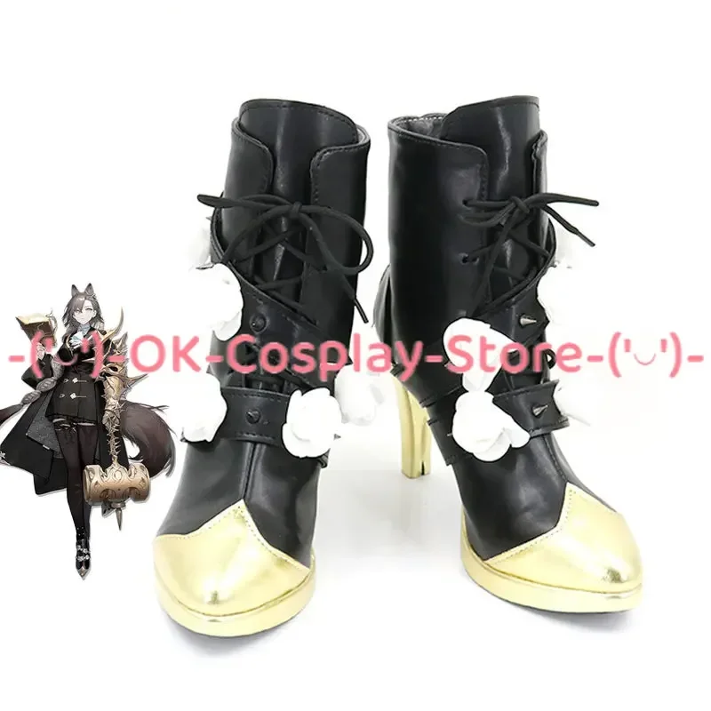 

[Индивидуальные] Penance, обувь для косплея, игра Arknights, аниме, реквизит для ролевых игр, Хэллоуин, карнавал, праздничная вечеринка, ботинки из искусственной кожи