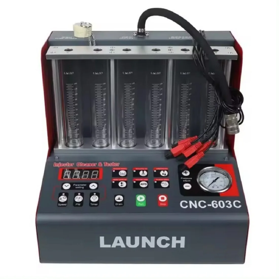 2025 New For Launch CNC603C Fuel Injector Cleaner And Tester Automotive Vehicle Injector Maintenance Tool Original Hot Release