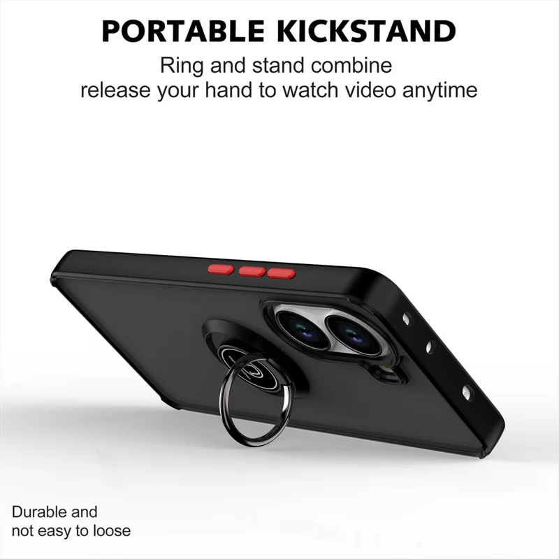 حافظة Poco X7 Pro 5G غطاء مدرع شفاف لهاتف Xiaomi Poko Poxo Pocco Little X 7 Pro X7Pro حامل حلقة مغناطيسي للسيارة Coque