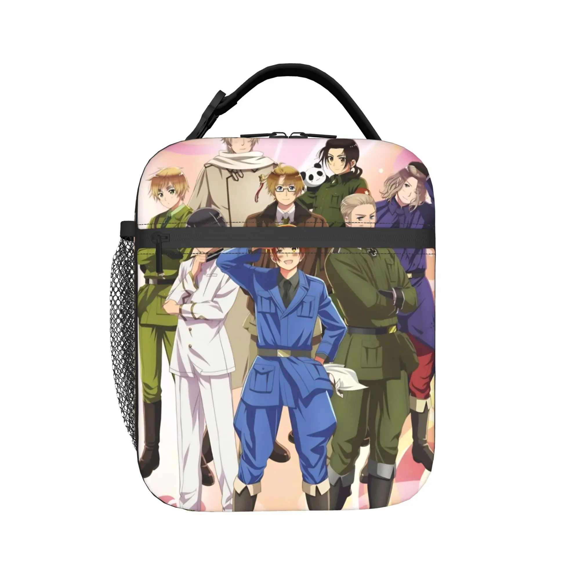 

Аниме-аксессуары Hetalia Axis Powers, изолированная сумка для обеда, сумка для хранения продуктов для пикника, портативная сумка-холодильник, термосумка для обеда