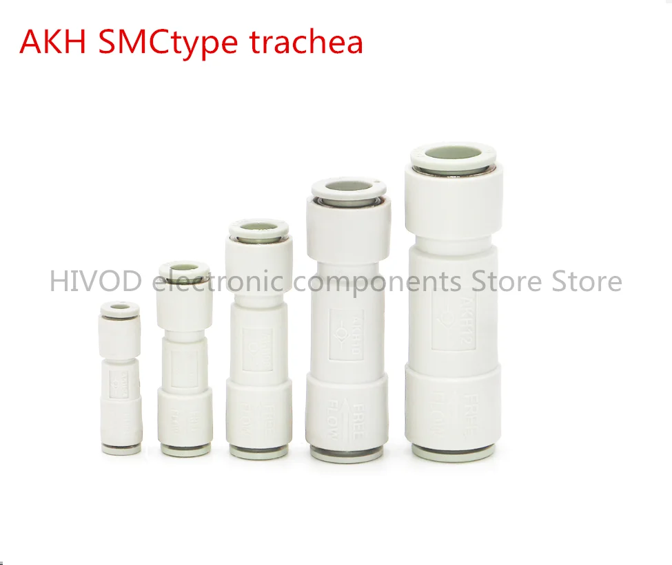 100PCS/ SMC type trachea air one-way check valve AKH04-00 AKH06-00 AKH08-00 AKH10-00 AKH12-00 New genuine