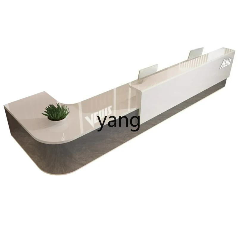 

Lh company front desk paint office bar shopping mall hotel welcome reception